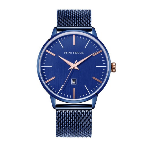 Mf0115 Mesh Steel Band Men's Watch ساعة رجالية