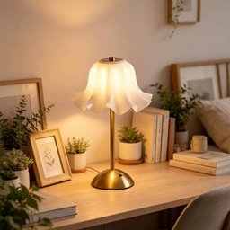 تيبل لامب رأس وردة – طراز فرنسي Rose Head Table Lamp – French Style