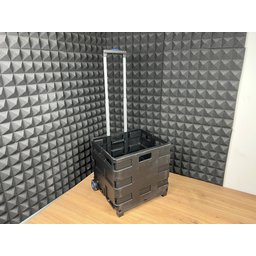 عربة تسوق محمولة عالية المتانة قابل للطي بالكامل moving shopping cart