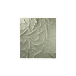بطانية موسلين مطرزة للأطفال 90x100 سم - أخضر Embroidered Muslin Baby Blanket 90x100 Cm - Green