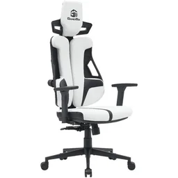 كرسي ألعاب غيمرتك جالاكتيك جارديان – أبيض ناصع GamerTek Galactic Guardian Gaming Chair (Pure White)