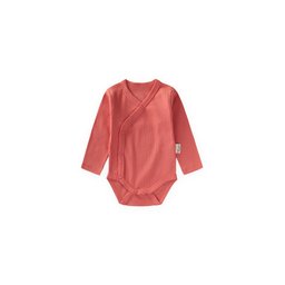 سالوبيت أطفال متقاطع 0-18 شهر - مرجاني Crossover Baby Bodysuit 0-18 Months - Coral