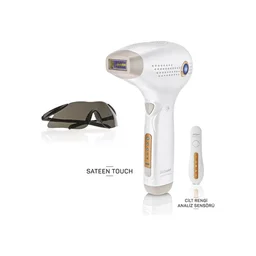 جهاز إزالة الشعر بالضوء النبضي Arzum Sateen Touch IPL – أبيض – AR5020 Arzum Hair Removal System AR5020-White
