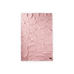 غطاء سرير موسلين عضوي رباعي الطبقات 200x220 سم - وردي بودرة Organic Muslin Four-Layer Bedspread 200x220 Cm - Powder Pink