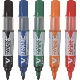 بايلوت مجموعة ماركر سبورة بيضاء بطرف دقيق – 40 مجموعة WBMAVBM-M-S5BG Pilot Fine Tip Whiteboard Marker Set 40 Sets WBMAVBM-M-S5BG