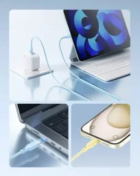 كابل شحن سريع USB-C من إننوستايل، طول 1.5 متر – أصفر Innostyle Usb-C Fast Charging Cable 1.5m Yellow