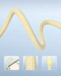 كابل شحن سريع USB-C من إننوستايل، طول 1.5 متر – أصفر Innostyle Usb-C Fast Charging Cable 1.5m Yellow