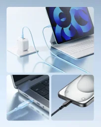 كابل شحن سريع USB-C من إننوستايل، طول 1.5 متر – أسود Innostyle Usb-C Fast Charging Cable 1.5m Black