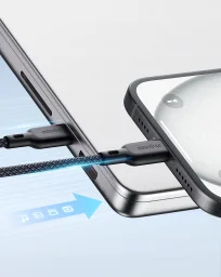 كابل شحن سريع USB-C من إننوستايل، طول 1.5 متر – أسود Innostyle Usb-C Fast Charging Cable 1.5m Black