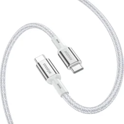 كابل شحن سريع USB-C من إننوستايل، طول 2 متر – أبيض Innostyle Usb-C Fast Charging Cable 2m White