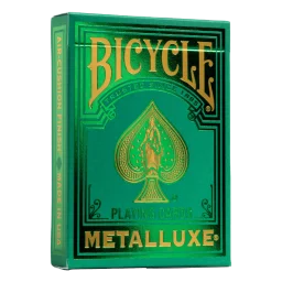 أوراق لعب بايسكل ميتاللوكس باللون الأخضر Playing Cards: Bicycle - Metalluxe Green