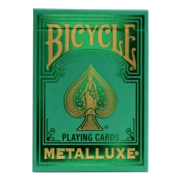 أوراق لعب بايسكل ميتاللوكس باللون الأخضر Playing Cards: Bicycle - Metalluxe Green