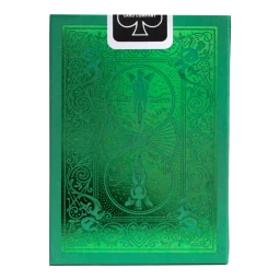 أوراق لعب بايسكل ميتاللوكس باللون الأخضر Playing Cards: Bicycle - Metalluxe Green