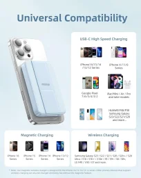 باور بانك إننوستايل PowerMog 2 في 1 بسعة 10,000 مللي أمبير – بنفسجي Innostyle Power bank PowerMog 2-in-1 10K mAh Purple