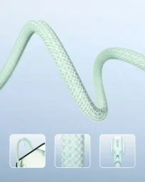 كابل شحن سريع USB-C من إننوستايل، طول 1.5 متر – أخضر Innostyle Usb-C Fast Charging Cable 1.5m Green