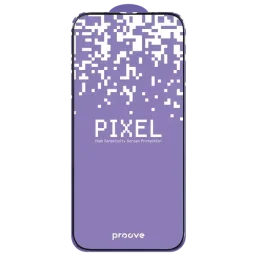 واقي شاشة زجاجي Proove Pixel لهاتف آيفون 16 برو ماكس – أسود Proove Pixel Glass Screen Protector for iPhone 16 Pro Max (Black)