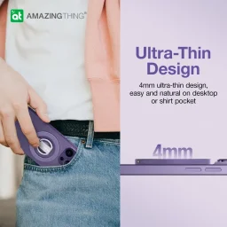 حلقة الهاتف المغناطيسية "أمايزينج ثينج تايتان" مع مسند (ستيند) AmazingThing Titan Magnetic Phone Ring with Stand