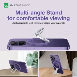 حلقة الهاتف المغناطيسية "أمايزينج ثينج تايتان" مع مسند (ستيند) AmazingThing Titan Magnetic Phone Ring with Stand