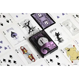 أوراق لعب بايسيكل - كابوس قبل عيد الميلاد ديزني | ورق لعب قياسي برسومات توضيحية | 52 ورقة Bicycle Playing Cards - Disney Nightmare Before Christmas | Illustrated Standard Deck | 52 Cards