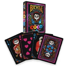 أوراق لعب بايسيكل - كوكو ديزني | ورق لعب قياسي برسومات توضيحية | 52 ورقة Bicycle Playing Cards - Disney Coco | Illustrated Standard Deck | 52 Cards