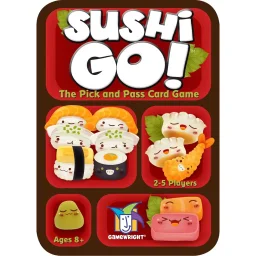 لعبة سوشي غو! (Sushi Go) لعبة بطاقات عائلية (اختر ومرر) من 2 إلى 5 لاعبين | لعبة سريعة باللغة الإنجليزية Sushi Go! The Pick and Pass Card Family Game 2-5 Players Quick Game English