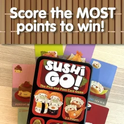 لعبة سوشي غو! (Sushi Go) لعبة بطاقات عائلية (اختر ومرر) من 2 إلى 5 لاعبين | لعبة سريعة باللغة الإنجليزية Sushi Go! The Pick and Pass Card Family Game 2-5 Players Quick Game English