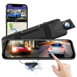 أزدوم مرآة داش كام AR09 - قناتان (أمامية وخلفية) بدقة 4K Azdome mirror DashCam AR09 2 Channels 4K