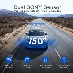 أزدوم مرآة داش كام AR09 - قناتان (أمامية وخلفية) بدقة 4K Azdome mirror DashCam AR09 2 Channels 4K