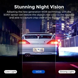 أزدوم مرآة داش كام AR09 - قناتان (أمامية وخلفية) بدقة 4K Azdome mirror DashCam AR09 2 Channels 4K