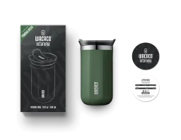 كوب واكاكو أوكتاروما العازل للحرارة (تفريغ هواء) - سعة 300 مل باللون الأخضر Wacaco OCTAROMA Vacuum Insulated Mug / 300ML Green
