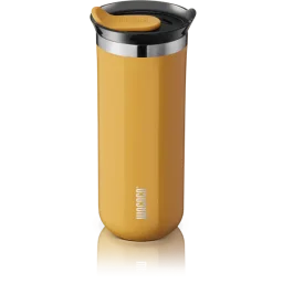 كوب واكاكو أوكتاروما جراندي العازل للحرارة (تفريغ هواء) - سعة 435 مل باللون الأصفر Wacaco OCTAROMA GRANDE Vacuum Insulated Mug / 435ML Yellow
