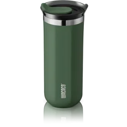 كوب واكاكو أوكتاروما جراندي العازل للحرارة (تفريغ هواء) - سعة 435 مل باللون الأخضر Wacaco OCTAROMA GRANDE Vacuum Insulated Mug / 435ML Green