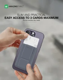 محفظة مغناطيسية أميزينج ثينج سموذي برو ماج - بنفسجي AmazingThing Smoothie Pro Mag Magnetic Wallet - Purple