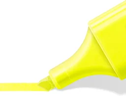 قلم تحديد ستيدلر تيكست سيرفر كلاسيك رقم 1-364 - أصفر Staedtler Text Surfer Classic Highlighter Pen No. 364-1 - Yellow