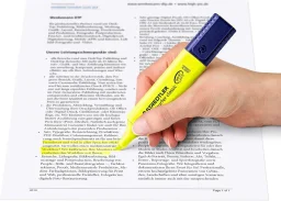 قلم تحديد ستيدلر تيكست سيرفر كلاسيك رقم 1-364 - أصفر Staedtler Text Surfer Classic Highlighter Pen No. 364-1 - Yellow