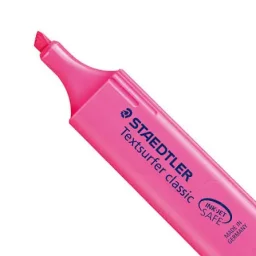 قلم تحديد ستيدلر تيكست سيرفر كلاسيك - وردي Staedtler Textsurfer Classic Highlighter Pink