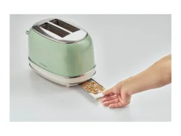 أريتي فينتيج محمصة خبز شريحتين 155 - أخضر Ariete Vintage 2-Slice Toaster 155 - Green