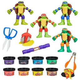 هاسبرو بلاي-دو مجموعة لعب إبداعات كوابونجا سلاحف النينجا Hasbro Play-Doh Teenage Mutant Ninja Turtles Cowabunga Creations Playset