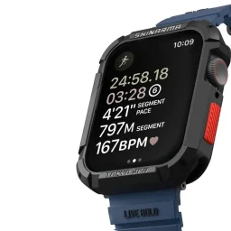 سكينارما كورونو حافظة ساعة أبل ألترا 49 ملم - أسود Skinarma Kurono Apple Watch Ultra Case 49Mm - Black