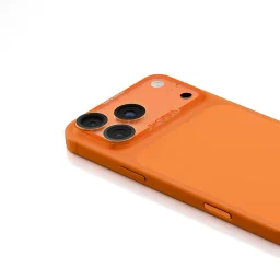 سكينارما آيفون 17 برو عدسة كاميرا مطفي كامل - برتقالي Skinarma iPhone 17 Pro Full Matte Camera Lens - Orange