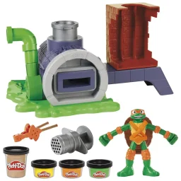 هاسبرو بلاي-دوه تينيج ميوتانت نينجا تيرتلز مجموعة لعب سلايس أند بلاست بيتزا Hasbro Play-Doh Teenage Mutant Ninja Turtles Slice and Blast Pizza Playset
