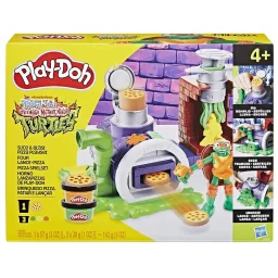 هاسبرو بلاي-دوه تينيج ميوتانت نينجا تيرتلز مجموعة لعب سلايس أند بلاست بيتزا Hasbro Play-Doh Teenage Mutant Ninja Turtles Slice and Blast Pizza Playset