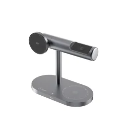 لينيس حامل شحن لاسلكي 3 في 1 PW319 Qi2 بقوة 15 واط مع إضاءة محيطية Lenyes PW319 Qi2 15W 3-in-1 Wireless Charging Stand with Ambient Light