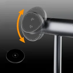 لينيس حامل شحن لاسلكي 3 في 1 PW319 Qi2 بقوة 15 واط مع إضاءة محيطية Lenyes PW319 Qi2 15W 3-in-1 Wireless Charging Stand with Ambient Light
