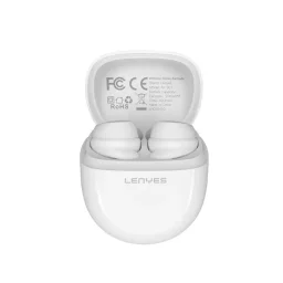 لينيس إير 301 سماعات أذن بلوتوث 5.3 مناسبة للنوم مع صوت محيطي 360 درجة ACS - أبيض Lenyes Air 301 Sleep-Friendly Bluetooth 5.3 Earbuds with 360-degree ACS Sound - White