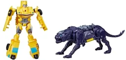 هاسبرو ترانسفورمرز: رايز أوف ذا بيستس بيست كومباينر بامبلبي وسنارلسيبر عبوة مجسمين Hasbro Transformers: Rise of the Beasts Beast Combiner Bumblebee & Snarlsaber Figure 2-Pack