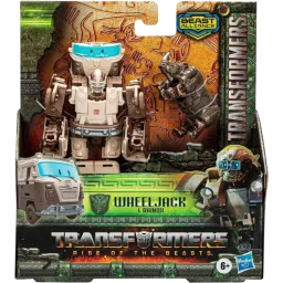 هاسبرو ترانسفورمرز: رايز أوف ذا بيستس بيست ويبونايزر ويلجاك وراينوكس عبوة مجسمين Hasbro Transformers: Rise of the Beasts Beast Weaponizer Wheeljack & Rhinox Figure 2-Pack