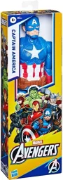 هاسبرو مارفل أفنجرز سلسلة تيتان هيرو مجسم كابتن أمريكا 12 بوصة Hasbro Marvel Avengers Titan Hero Series Captain America 12-Inch Figure