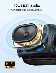 راف باور مكبر صوت بلوتوث صغير RP-SK002 بقوة 15 واط - أسود RAVPower RP-SK002 15W Mini Bluetooth Speaker - Black