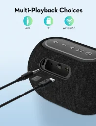 راف باور مكبر صوت بلوتوث صغير RP-SK002 بقوة 15 واط - أسود RAVPower RP-SK002 15W Mini Bluetooth Speaker - Black